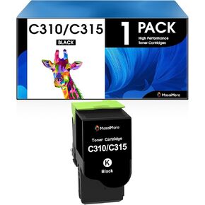 MasaiMara C310 006R04356 Black Toner Cartridge Compatible for Xerox C310 C310DNI C310DNIM C315 C315DNI Printers (Black, 1 Pack)