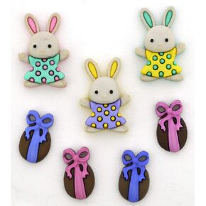 Dress It Up JBT-1299 Buttons 1299 Bunny Hop, Multicolor