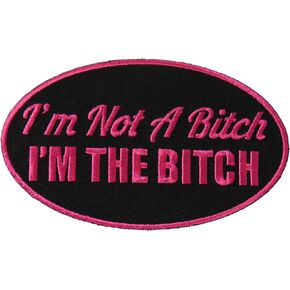 Hot Leathers - PPL9563-28564 Unisex-Adult I'm Not A Bitch Patch (Multicolor, 4" x 2")