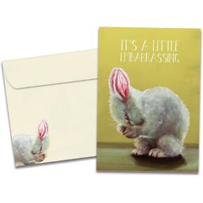 Tree-Free Greetings - Belated Birthday Cards - Artful Designs - 1 Card + Matching Envelope - Made in USA - 100% Recycled Paper - 5"x7" - Better Late Than Never (GO69178)