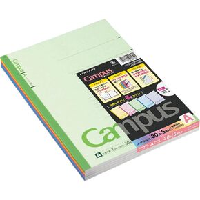 KOKUYO Composition Notebooks, 5 Pack Campus Semi-B5 Comp Book with B 6mm Ruled, 30 Sheets, Classic School Lined Notebook, Journal Notebook for Women Work Study Note Taking (NO-3CBNx5)