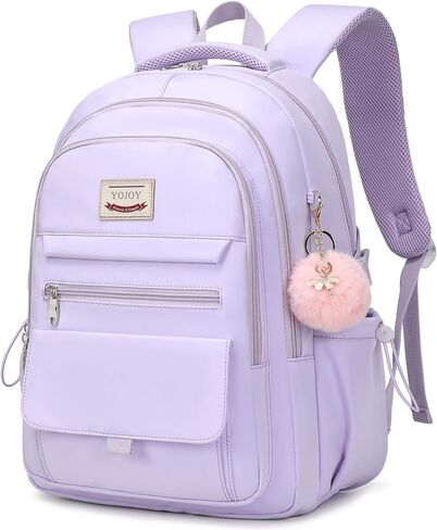 Laptop Backpack 15.6 Inch College Backpacks for Women, School Backpack for Girls,Students Aesthetic Anti Theft Travel Daypack Large Bookbags Middle High School Back Pack(Beige) in Saudi Arabia
