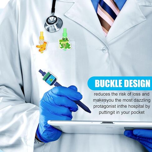 24 Pcs Funny Nurse Pens Funny Novelty Gel Ink Pens Emotional Support Appreciation Gifts Bulk Motivational Gifts for Women Men Doctors Medical Assistants Teacher Coworker(Classic) in Kuwait