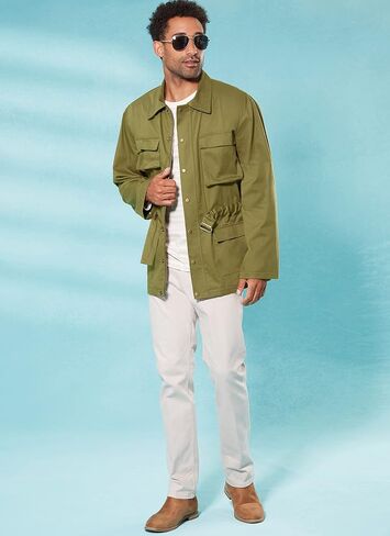 McCall's Men's Collared Jacket Sewing Pattern Kit, Design Code M8371, Sizes 34-36-38-40-42 in Kuwait