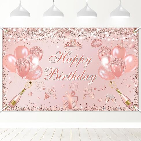 Teal Silver Birthday Banner 6x3.6 ft Turquoise Birthday Decorations Mint Green Banner for Men Women Teal Photo Background in Kuwait