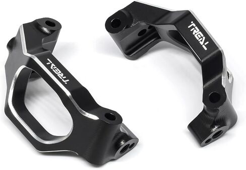 TREAL FRONT C CARRIRS Aluminium 7075 CNC Upgrade for MAXX 1:10 RCROADES (Black) in Kuwait