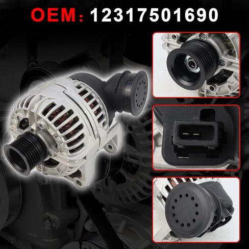 المولد لسيارات BMW M5 M6 V10 5.0L 2006-2010 أخاديد البكرة 6، استبدال 12317836592 12317834160 in Kuwait