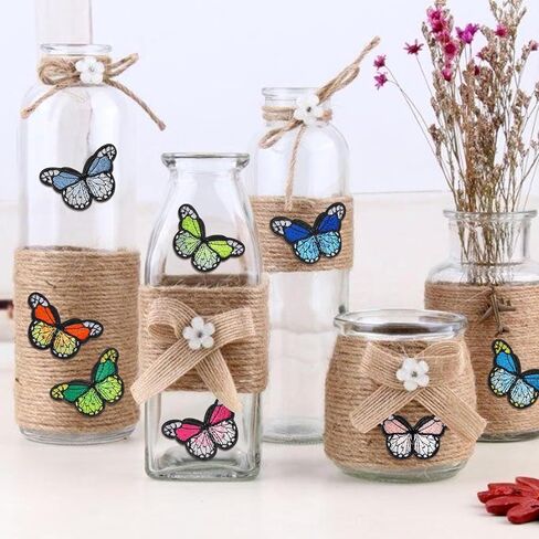 15pcs بقع الفراشة الحديد المطرزة على البقع ، والخياطة الحديد متعددة الألوان على بقع زينة للملابس ، والجينز ، والقبعات ، ومشاريع DIY in Kuwait