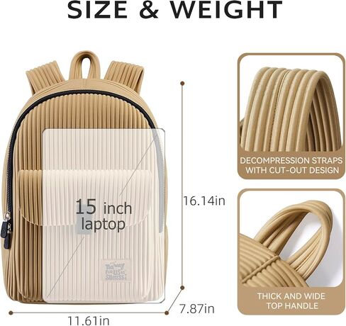 NOHOO School Backpack for Women & Men, Lightweight Laptop Backpack for Travel, Work, Commuter Backpack in Saudi Arabia