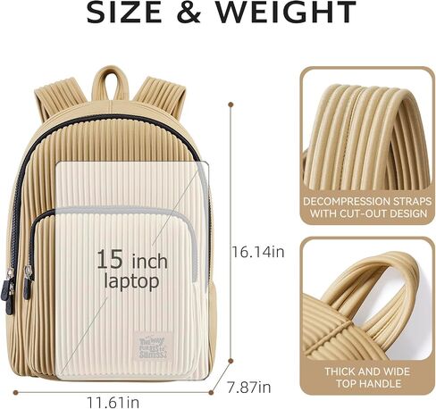 NOHOO School Backpack for Women & Men, Lightweight Laptop Backpack for Travel, Work, Commuter Backpack in Saudi Arabia