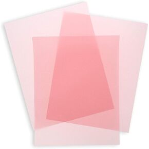 Paper Junkie 50 Sheets 8.5 x 11 in Vellum Paper - 100GSM Printable Tracing Paper for Invitation, Tracing, Sketching - Blush Pink