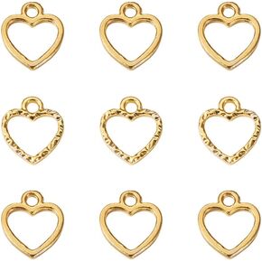 Cheriswelry 30Pcs Rack Plating Alloy Bottle Open Back Bezel Pendants Bottle Shape Hollow Frame Charm Bottle Blank Frame Metal Dangle Charms 41.2-42mm for DIY Resin Jewelry Making