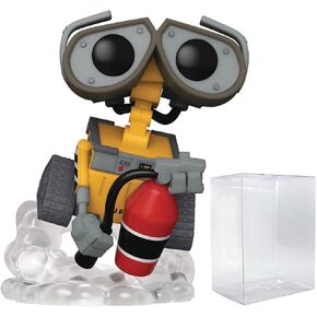 POP Disney Pixar: Wall-E - Wall-E with Fire Extinguisher Funko Vinyl Figure (Bundled with Compatible Box Protector Case), Multicolored, 3.75 inches