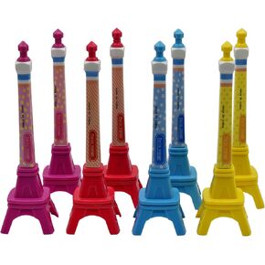 Maydahui 24 PCS Paris Eiffel Tower Ballpoint Pen Cute Cartoon Pens Black Gel Ink Desktop Decoration for Girls Students School