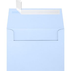 LUXPaper A6 Invitation Envelopes | Peel & Press | 4 3/4" x 6 1/2" | Baby Blue | 80lb. Text | 50 Qty
