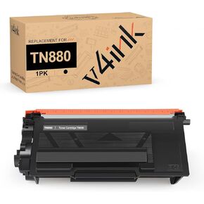 v4ink 2-Pack Compatible Toner Cartridge Replacement for Brother TN880 TN-880 to use with HL-L6200DW HL-L6250DW HL-L6300DW HL-L6400DW MFC-L6700DW MFC-L6750DW MFC-L6800DW MFC-L6900DW (New Version)