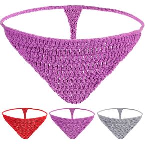 1 Pcs Crochet Bookmark Thong Bookmark Page Marker Book Thong Distinctive Handmade Book Marks for Readers Cute and Funny Bookmark Gift for Book Lovers Writers (Red) in Kuwait