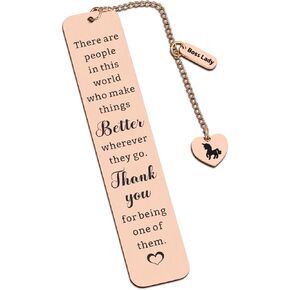 Social Worker Gifts Boss Lady Gifts for Women Boss Gifts Coworker Boss Lady Unicorn Bookmark Appreciation Gifts for Women Boss Leader Manager Mentor Retirement Birthday Christmas Gift for Boss
