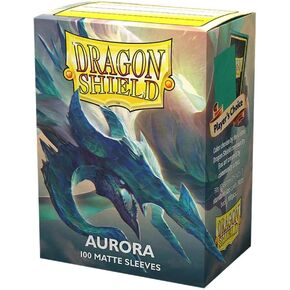 Dragon Shield 100 Count Standard Size Matte Card Sleeves (100 Standard Size Sleeves, Matte Aurora)