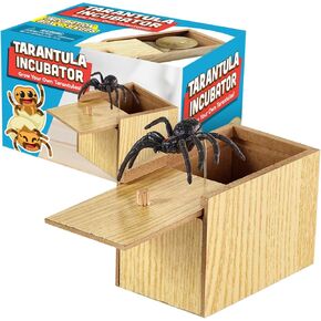 Gagster Spider Box Prank Fake Tarantula Incubator - Hilarious Toy Spider Prank - Screamer Shocker Surprise Rubber Spider - Perfect as Joke Gifts & Toys - Funny Stuff for Kids & Adults Pranksters