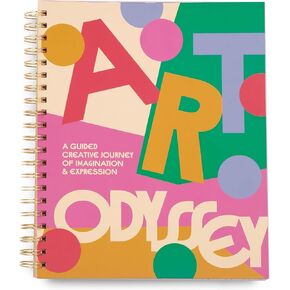 ban.do Coloring Books For Adults with Prompts, Relaxing Activity Book for Women, Guided Creative Journey, Art Odyssey