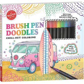 KLUTZ Brush Pen Doodles Craft Kit