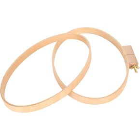 WGFOIP Wood Embroidery Hoop Horizontal Oval Frame, Stitch Supplies Easy Assemble and Store Suitable Lazy Embroidery Lovers