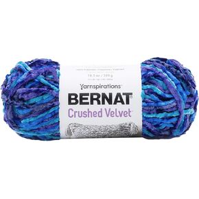 Bernat Crushed Velvet Yarn, Potent Purple