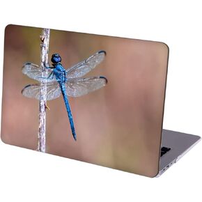 Case Compatible with MacBook Air 13 inch Retina Display with Touch ID, Hard Protective Shell with Keyboard Cover (M1 A2337 A2179 A1932, 2018 2019 2020 Release) - Blue Dragonfly