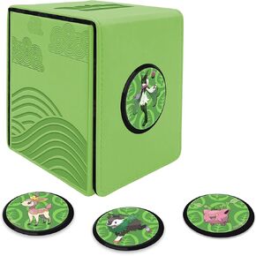 Ultra Pro Gallery Series: Morning Meadow Alcove 4-Click Deck Box for Pokemon Cards - Holds 100 Double-Sleeved Cards, Magnetic Closure - Pokémon Card Binder for MTG, Baseball, Basketball, Yugioh