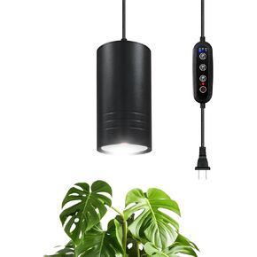 Hanging Plant Grow Light Full Spectrum Warm White Color with Timer Ceiling Decorative Grow Lamp for Indoor Plants