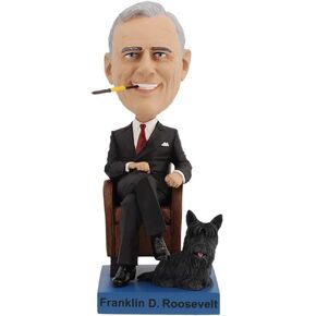 Royal Bobbles Franklin Delano Roosevelt 32 of the United States Collectible Bobblehead تمثال