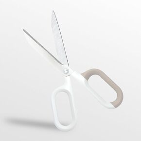 مقص المكاتب البيضاء مع مقابض القفز المريح ، مقص لطيف ، مقص حافل للحرف اليدوية للفن DIY ، الخياطة ، النسيج ، الطالب ، المعلم ، واستخدام المنزل (7 "، أبيض -1pack)