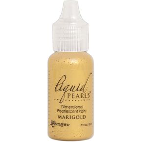 Ranger Marigold Liquid Pearls Dimensional Pearlescent Paint .5oz, 0.5oz