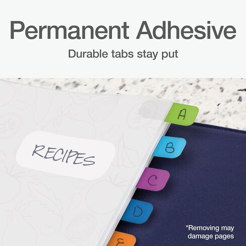 Redi-tag tabs on tabs ، علامات تبويب فهرس لاصقة دائمة ، ألوان أساسية متنوعة: أصفر ، برتقالي ، أحمر ، أزرق وأخضر ، 1 "× 7/16" ، 390 حزمة (1009303) in Kuwait