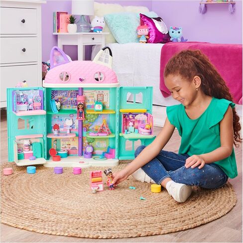 Gabby’s Dollhouse, Art Studio Set with 2 Toy Figures, 2 Accessories, Delivery and Furniture Piece, Kids Toys for Ages 3 and up in Saudi Arabia