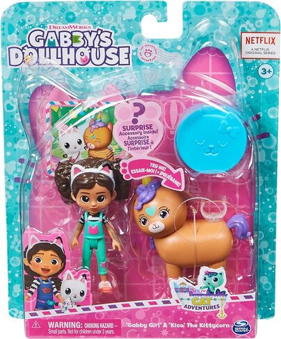 Gabby’s Dollhouse, Art Studio Set with 2 Toy Figures, 2 Accessories, Delivery and Furniture Piece, Kids Toys for Ages 3 and up in Saudi Arabia