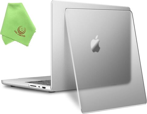 ueswill [حالة غير مرئية فائقة الرقيقة] لعام 2024 2023 2022 2021 MacBook Pro 16 بوصة مع M4 M3 M2 M1 Pro Max Chip ، غطاء قشرة صلبة شفافة متميزة ، فضاء رمادي. in Kuwait