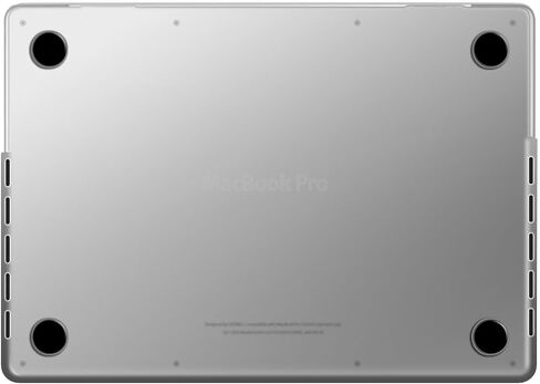 ueswill [حالة غير مرئية فائقة الرقيقة] لعام 2024 2023 2022 2021 MacBook Pro 16 بوصة مع M4 M3 M2 M1 Pro Max Chip ، غطاء قشرة صلبة شفافة متميزة ، فضاء رمادي. in Kuwait