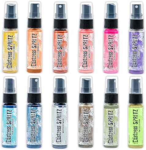 Tim Holtz Ranger Ink Invent Spritz ، 12 حزمة حزمة 1 أوقية - يونيو 2024 إصدار in Saudi Arabia