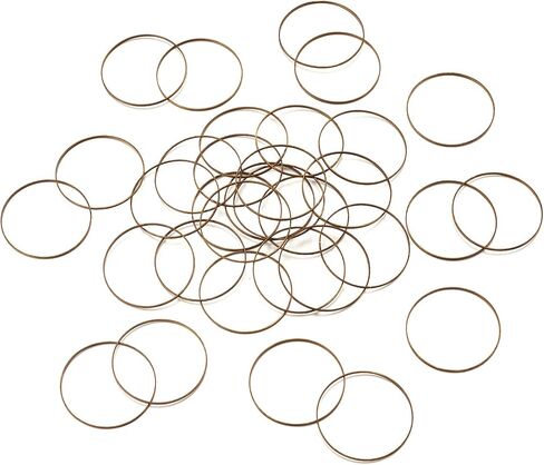 Fashewelry 50pcs Brass Circle Open Bezel Charms Connectors 25mm bronze bronze rollow rolling interning rains for dangl in Kuwait