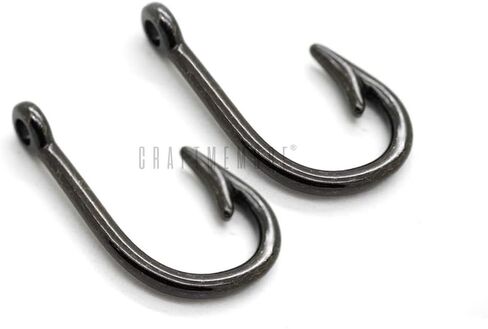 CRARDMEMORE FISH HOOK Charm Pendants for Neckleace Bracelet Bracelet Bracelet Bracelet Jewelry Making 10 PCS in Kuwait