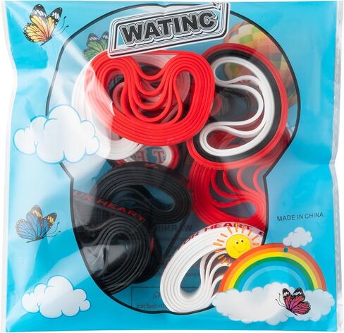 Watinc Heart Health Aways Silicone Wristband - Red Rebbon Heart Cancer Disease Bracelets ، Modational Inspirational Heat Beat Pracelet Events for Men Women Teens (120pcs) in Saudi Arabia