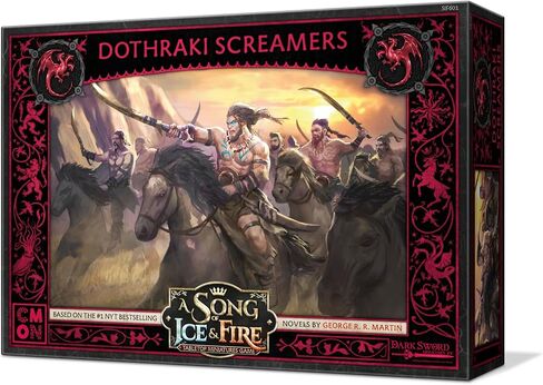 CMON A Song of Ice & Fire Tabletop Miniatures Game Targaryen Starter Set - Command The Fierce House Targaryen! Strategy Game for Adults, Ages 14+, 2+ Players, 45-60 Minute Playtime, Made by CMON in Saudi Arabia