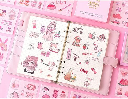 مجموعة ملصقات kawaii washi (50 ورقة) سحرية عصا القبعة ديكور المنزل اليومية الاشياء للدراجات سفر ملصقات الفتاة الاشياء diy label for scrapbook envelop in Kuwait