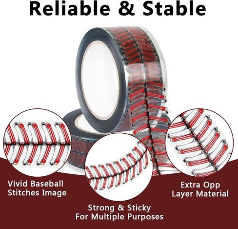 غرز البيسبول شريط ، 153 ياردة البيسبول غرزة تصميم شريط التغليف الشريط الشفافة زخرفية السيلوفان لاصق شريط البيسبول الدانتيل in Kuwait