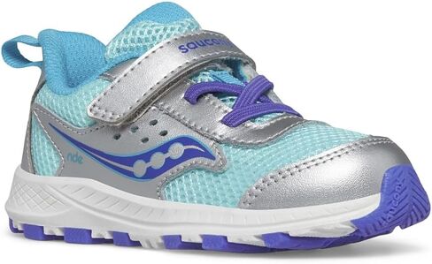 Saucony Ride Jr Sneaker, Grey/red/Navy, 7.5 US Unisex Little Kid in Saudi Arabia