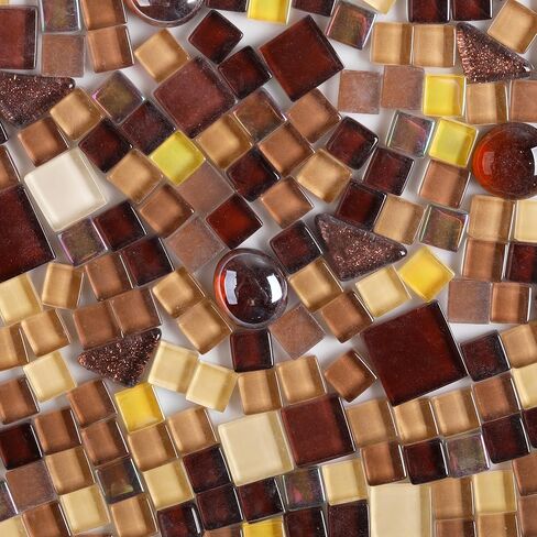 1 LB Mixed Crystal Glass Mosaic of Different Sizes, Loose DIY Mosaic Art Hobbies Craft Material, Accessories, Mosaic Supplier (DS800) in Saudi Arabia
