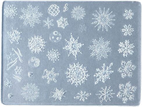 appuivbt Nail Art Resin Casting Mold Nail Silicone Mold Nail Stencils Carving Templates for DIY Nail Art Decorations in Kuwait