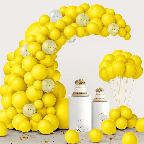 JOYIN 150 Pcs White Balloons, Different Sizes 18 12 10 5 Inch White Latex Balloon Arch Kit with Instruction for Birthday Party Graduation Wedding Holiday Decoration in Saudi Arabia